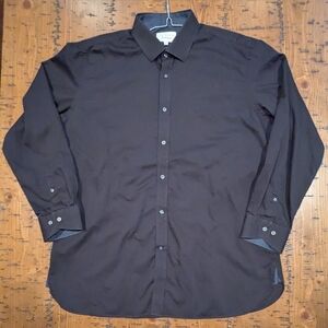 Ted Baker sz.17 Black Endurance L/S Shirt